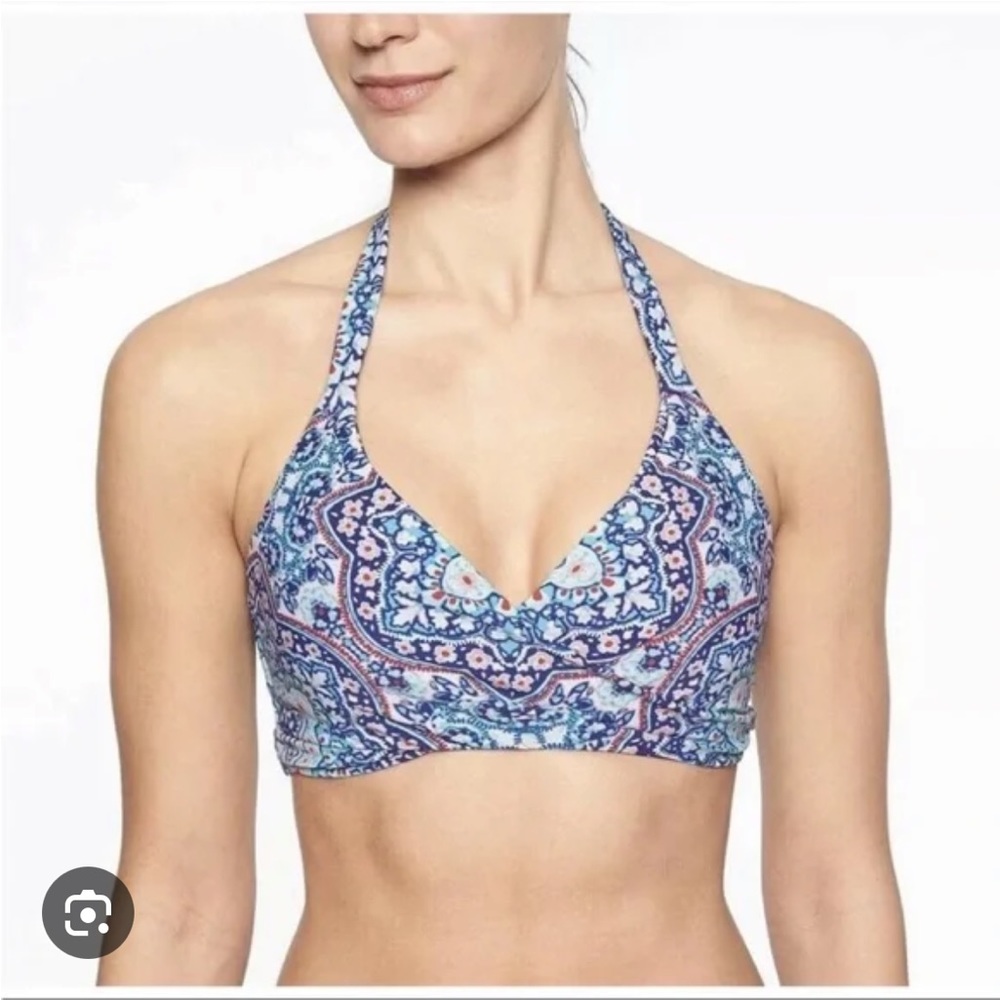 Athleta Monaco Bra Cup Wrap Bikini Top, size 36 B/C